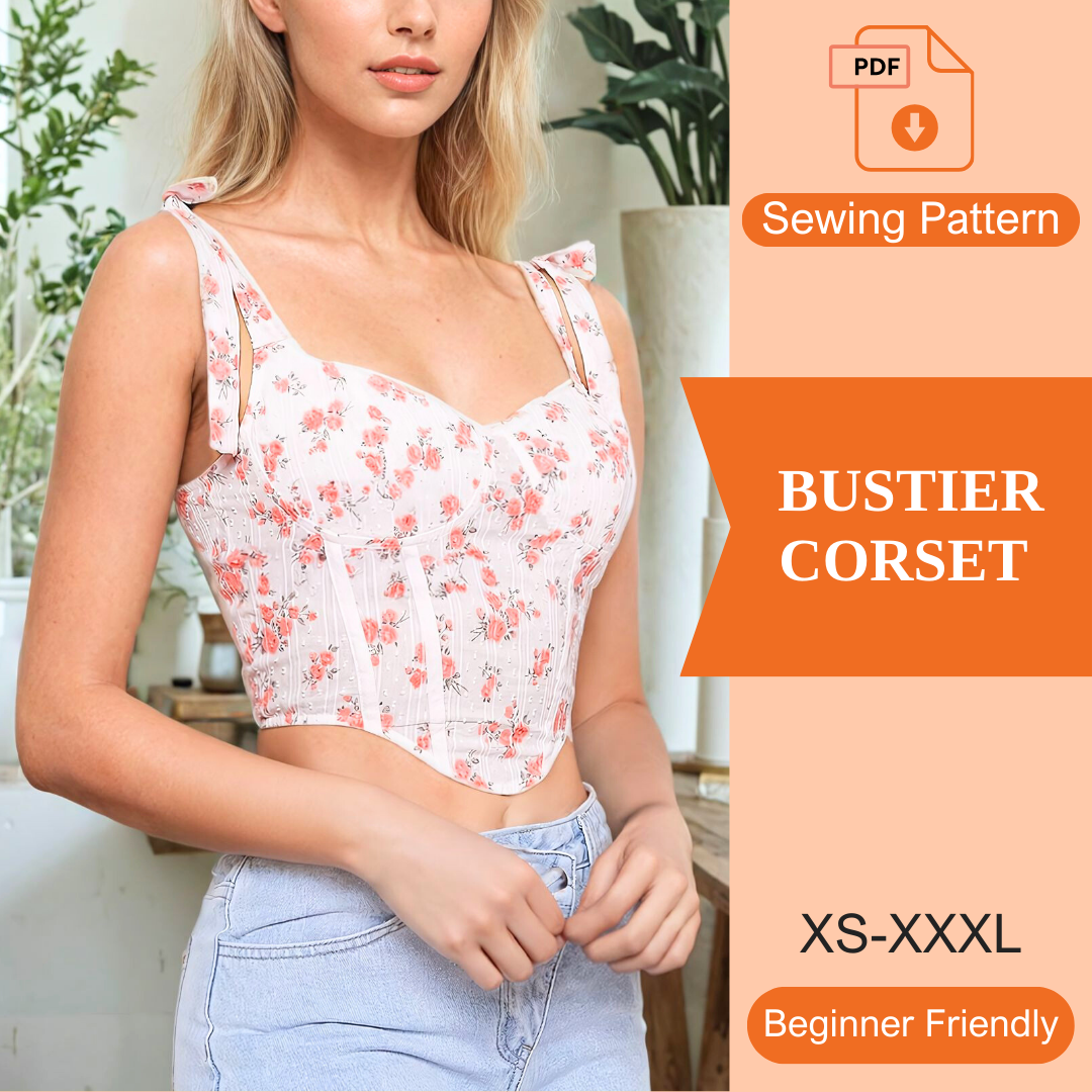 Bustier Corset PDF Sewing Pattern