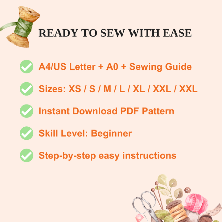 Overalls PDF Sewing Pattern