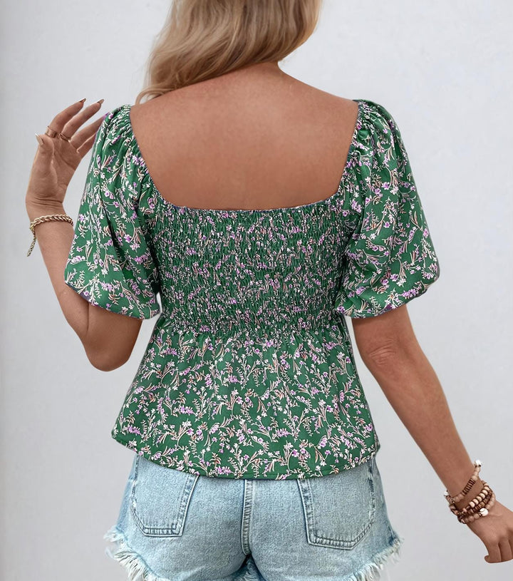 Shirred Blouse PDF Sewing Pattern