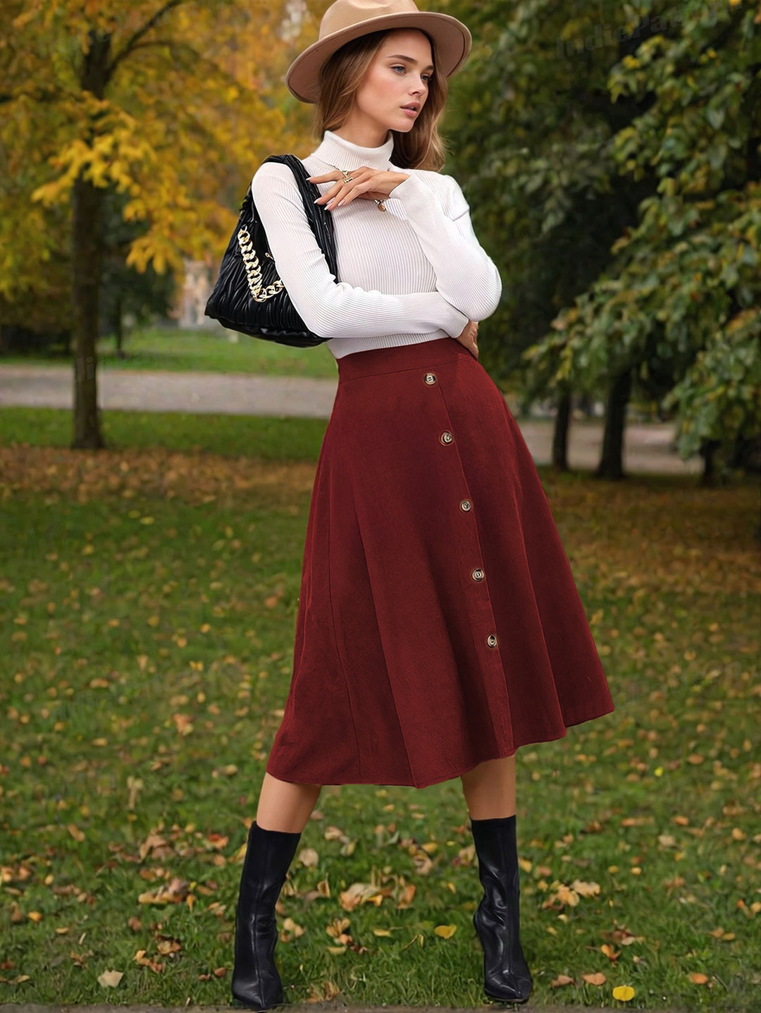 Midi Skirt PDF Sewing Pattern