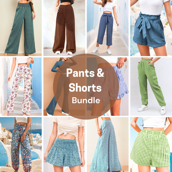 Pants & Shorts Bunlde - PDF Sewing Patterns