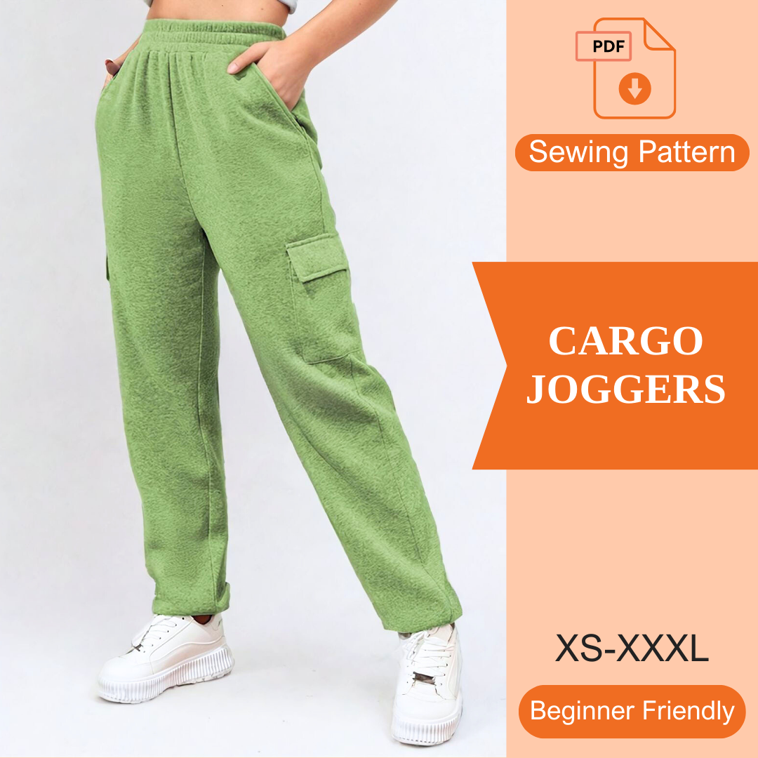 Cargo Joggers PDF Sewing Pattern