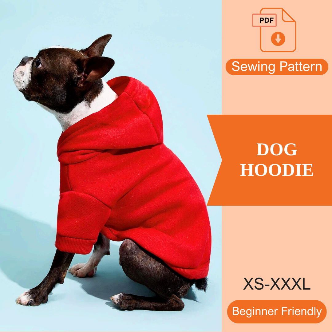 Dog Hoodie PDF Sewing Pattern