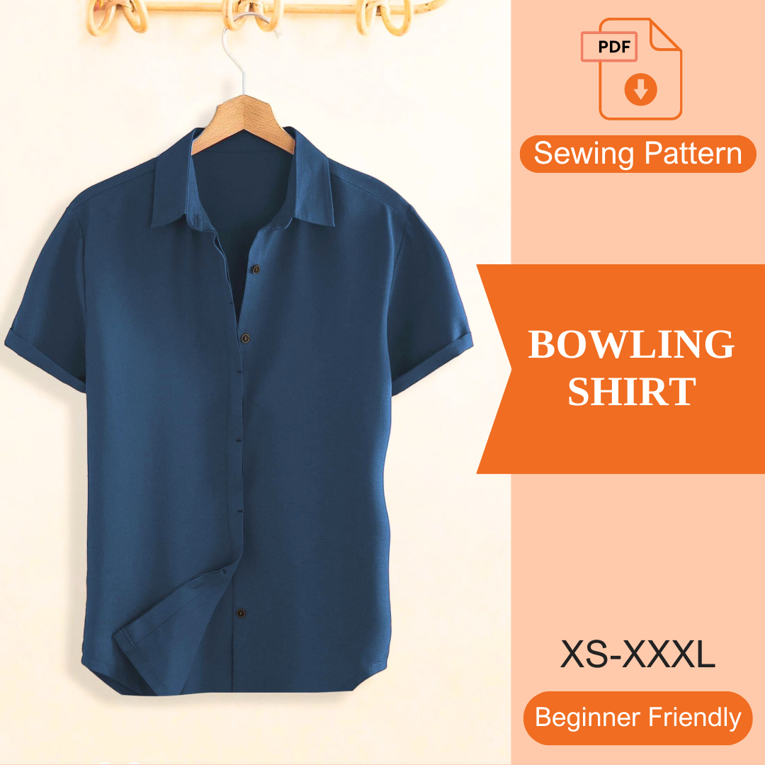 Bowling Shirt PDF Sewing Pattern