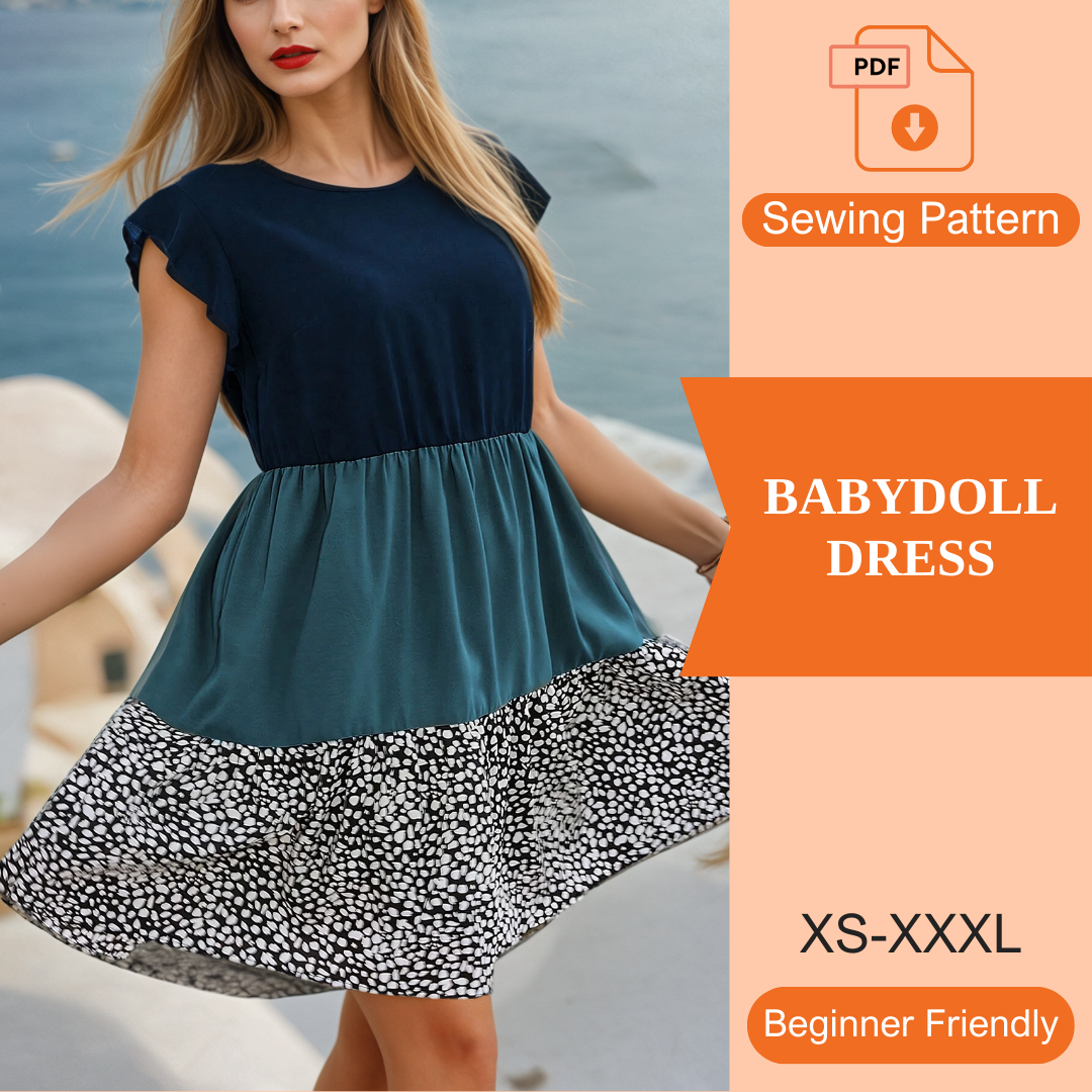 Babydoll Dress PDF Sewing Pattern