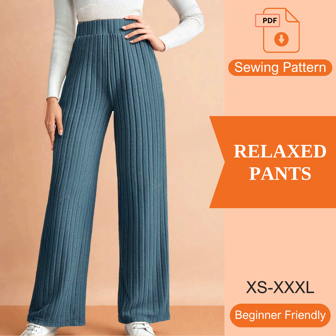 Relaxed Pants PDF Sewing Pattern