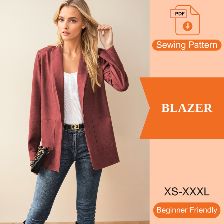 Blazer PDF Sewing Pattern