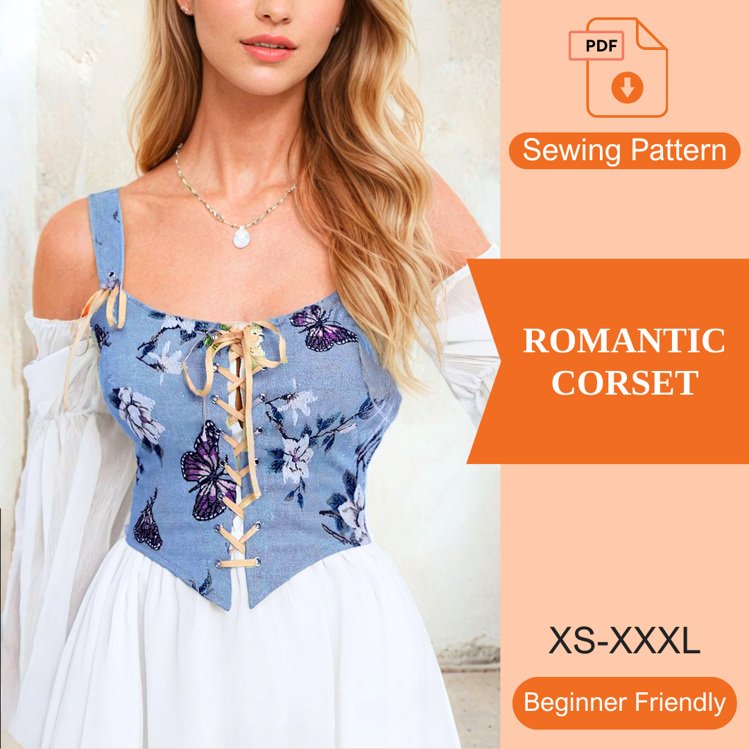 Romantic Corset PDF Sewing Pattern