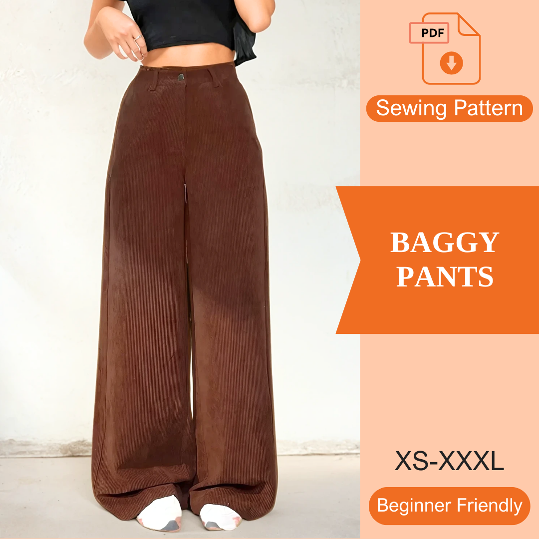 Baggy Pants PDF Sewing Pattern