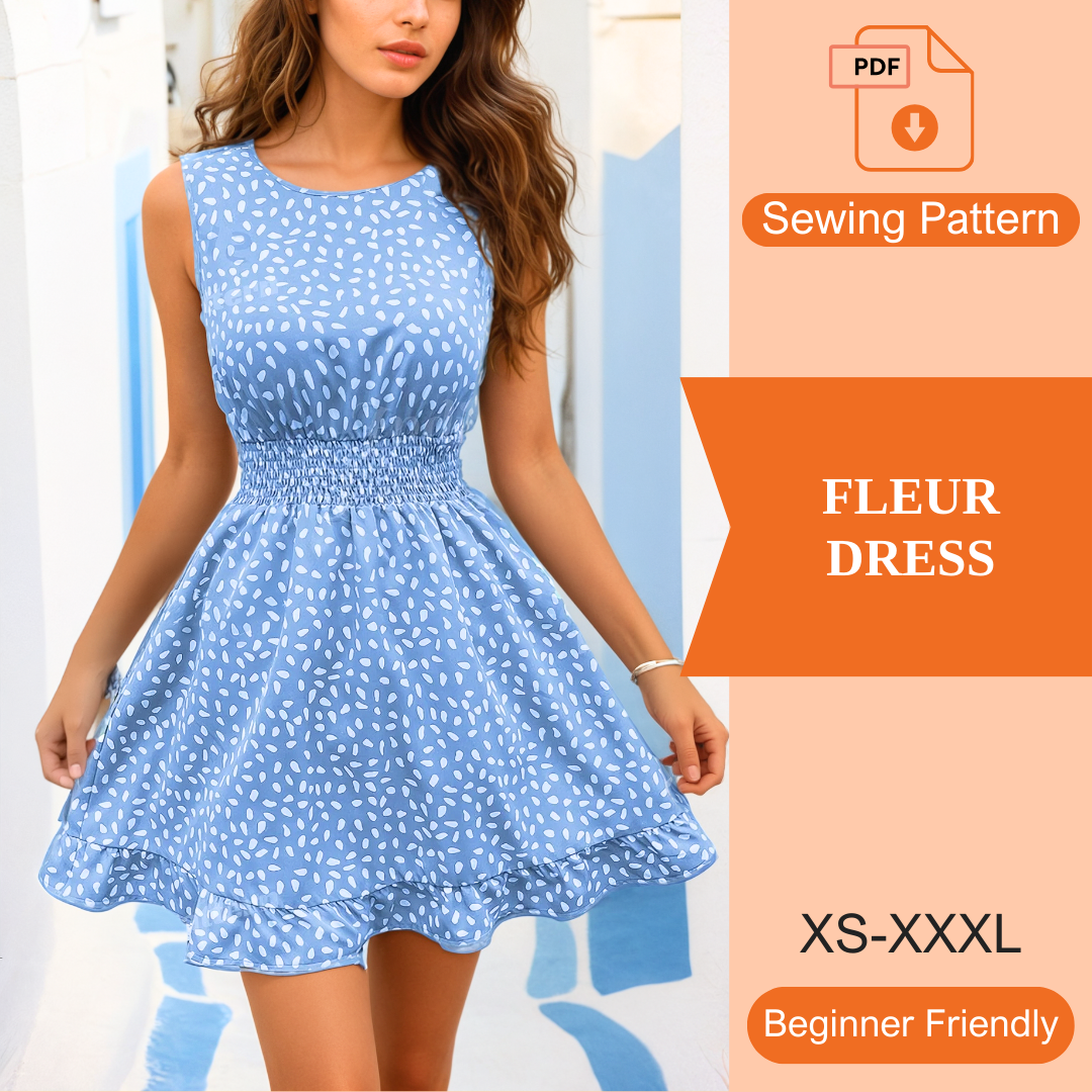 Fleur Dress PDF Sewing Pattern