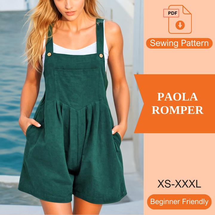 Paola Romper PDF Sewing Pattern