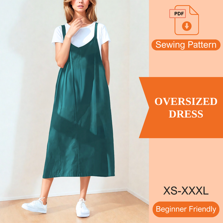 Oversized Dress PDF Sewing Pattern