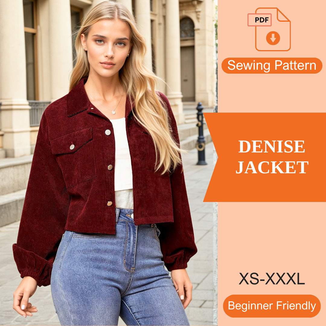 Dennise Jacket PDF Sewing Pattern