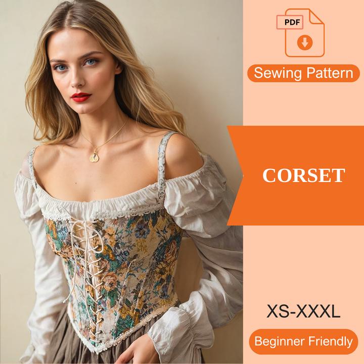 Corset PDF Sewing Pattern