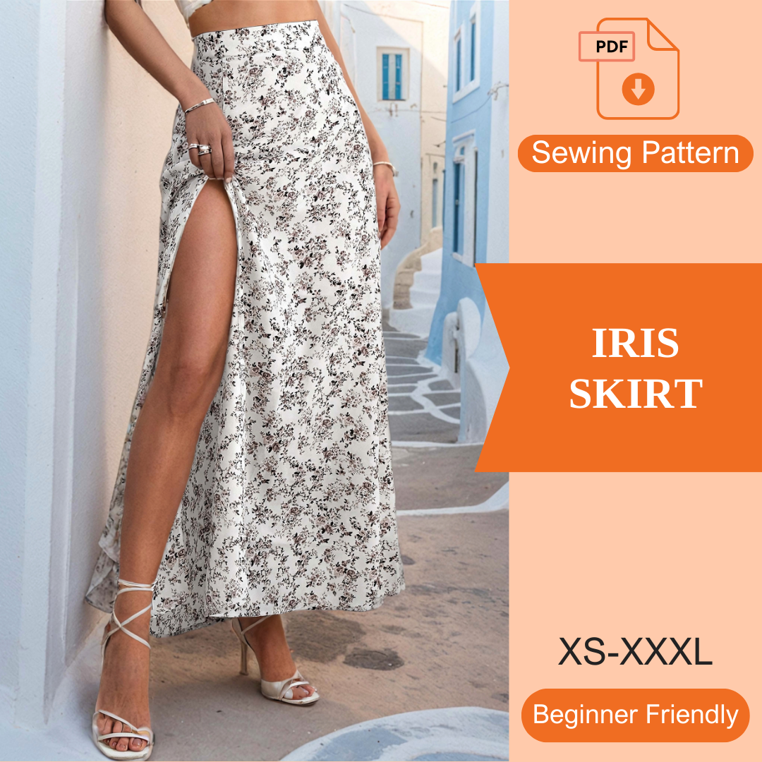 Iris Skirt PDF Sewing Pattern