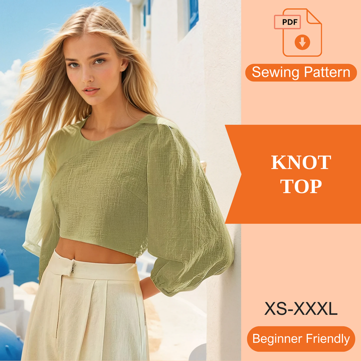 Knot Top PDF Sewing Pattern