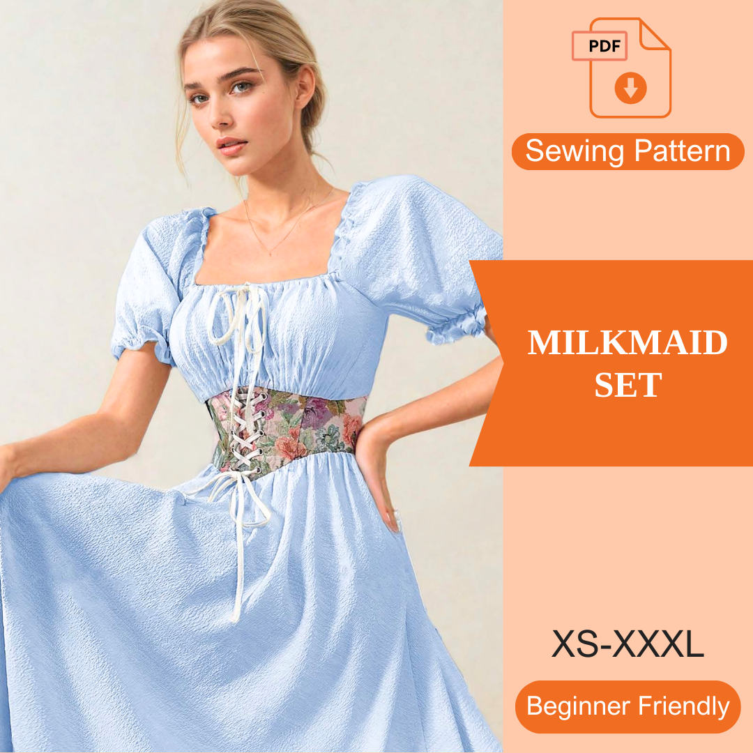 Milkmaid Set PDF Sewing Pattern