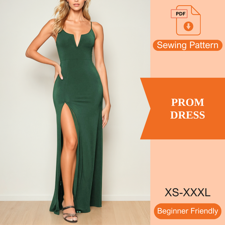 Prom Dress PDF Sewing Pattern