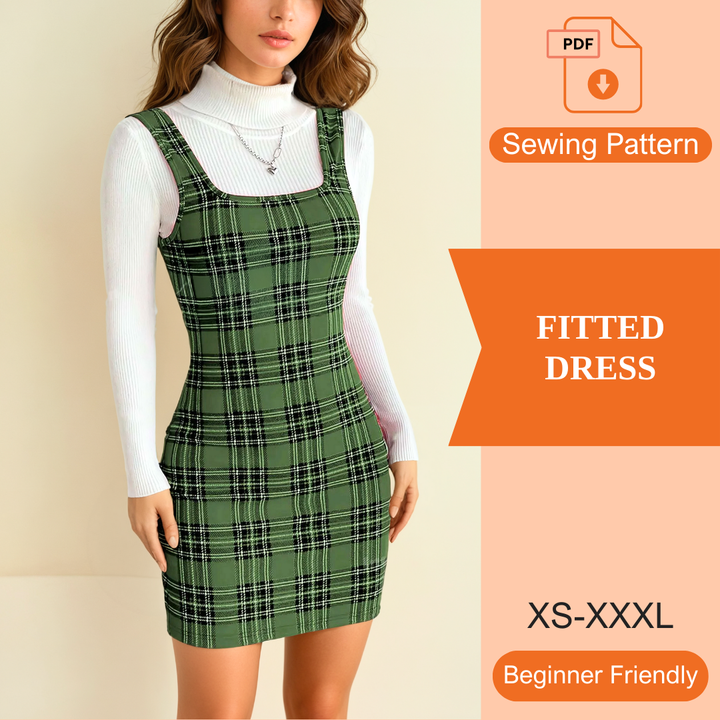 Fitted Dress PDF Sewing Pattern