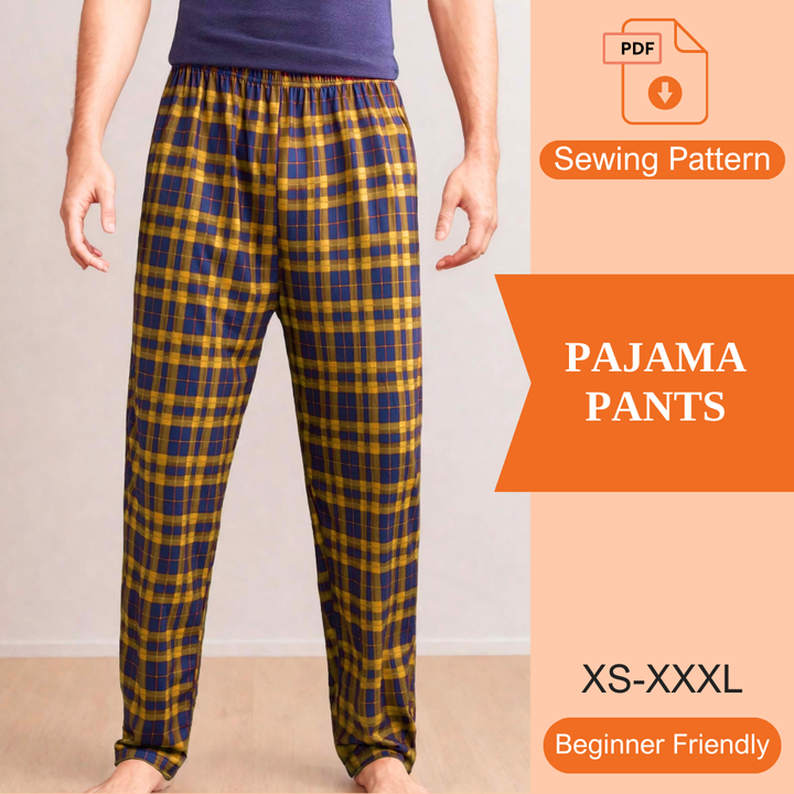 Pajama Pants PDF Sewing Pattern