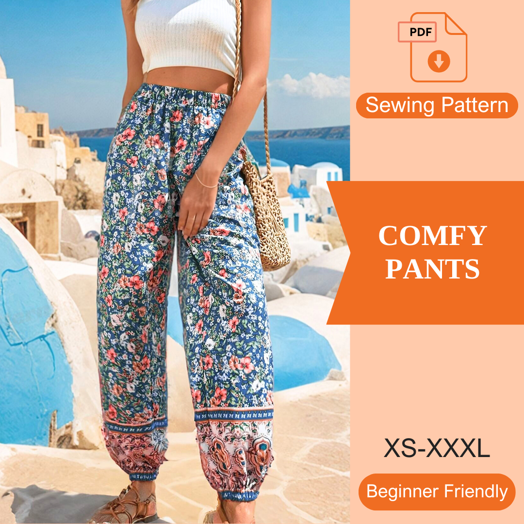 Comfy Pants PDF Sewing Pattern