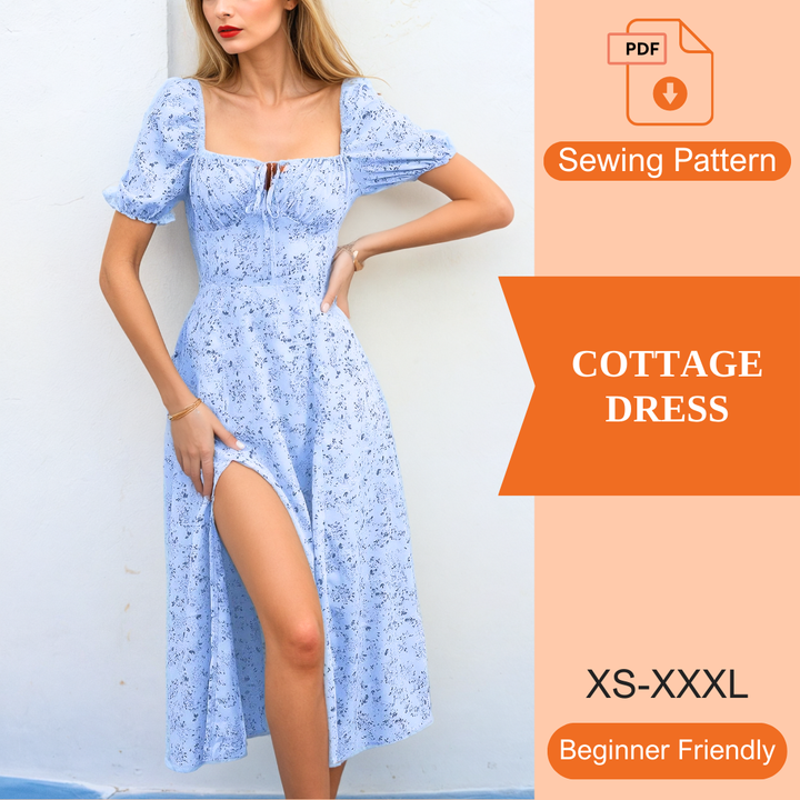 Cottage Dress PDF Sewing Pattern