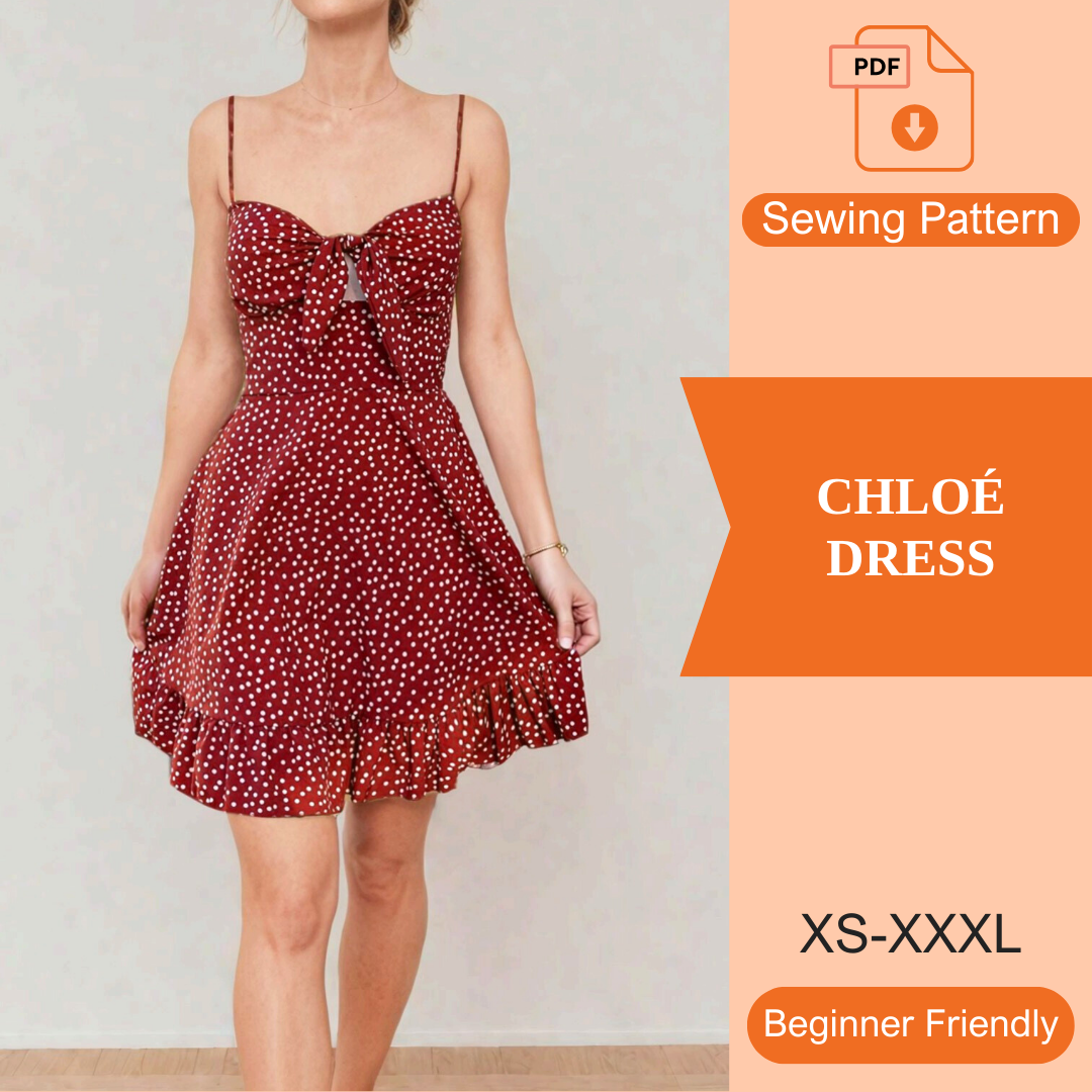 Chloé Dress PDF Sewing Pattern