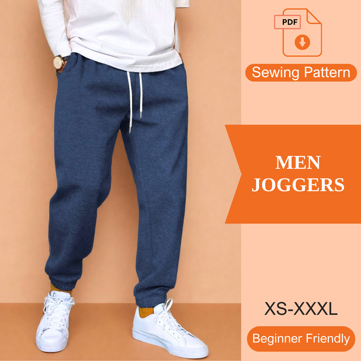 Men Joggers PDF Sewing Pattern