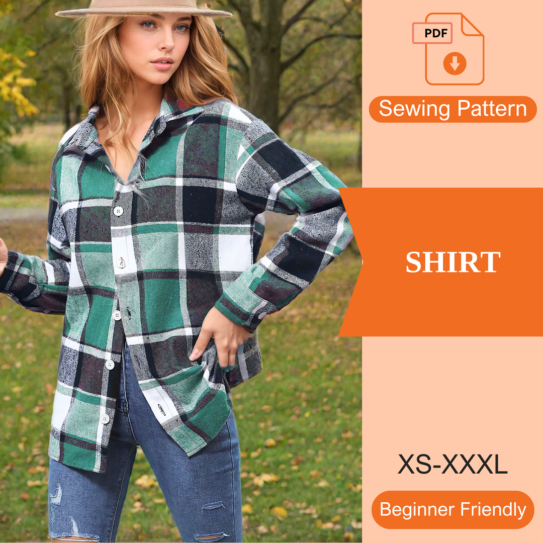 Shirt PDF Sewing Pattern