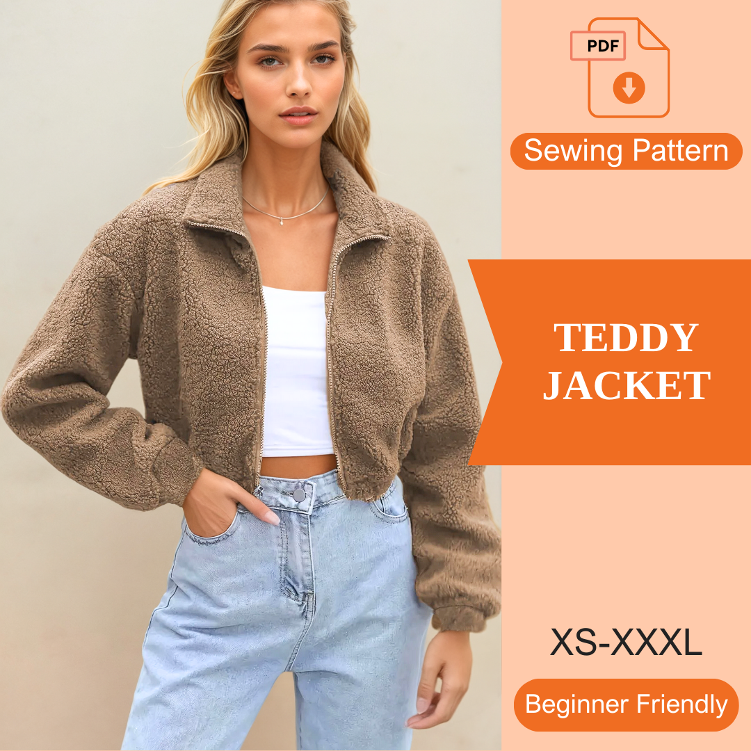 Teddy Jacket PDF Sewing Pattern