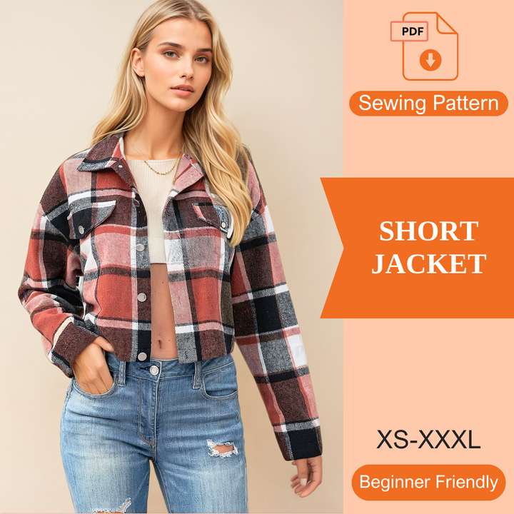 Short Jacket PDF Sewing Pattern