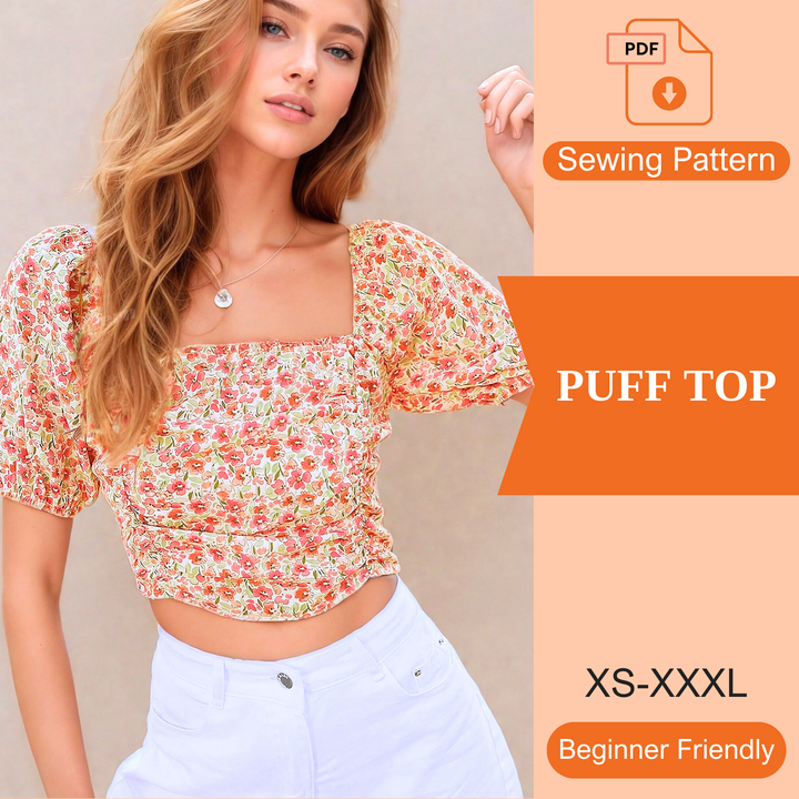 Puff Top PDF Sewing Pattern