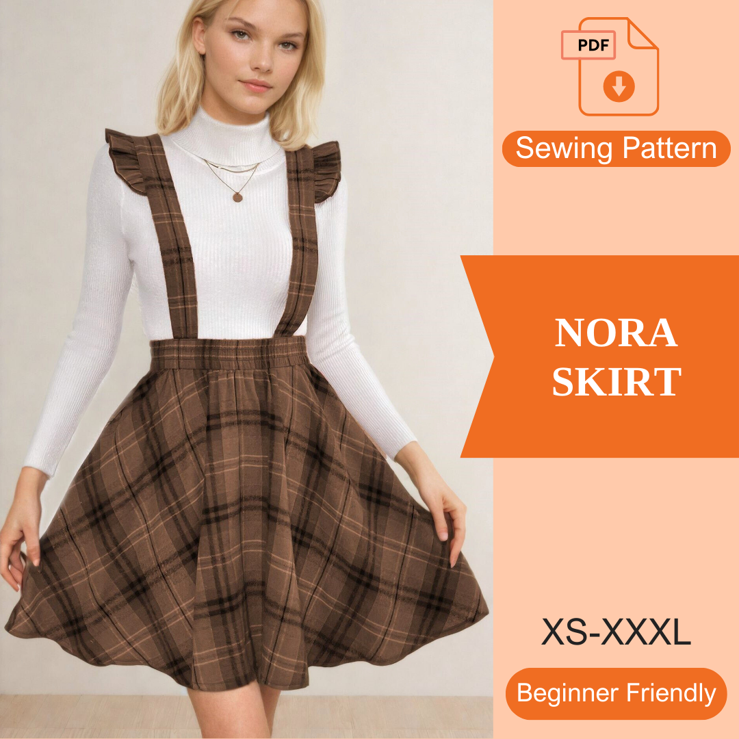 Nora Skirt PDF Sewing Pattern