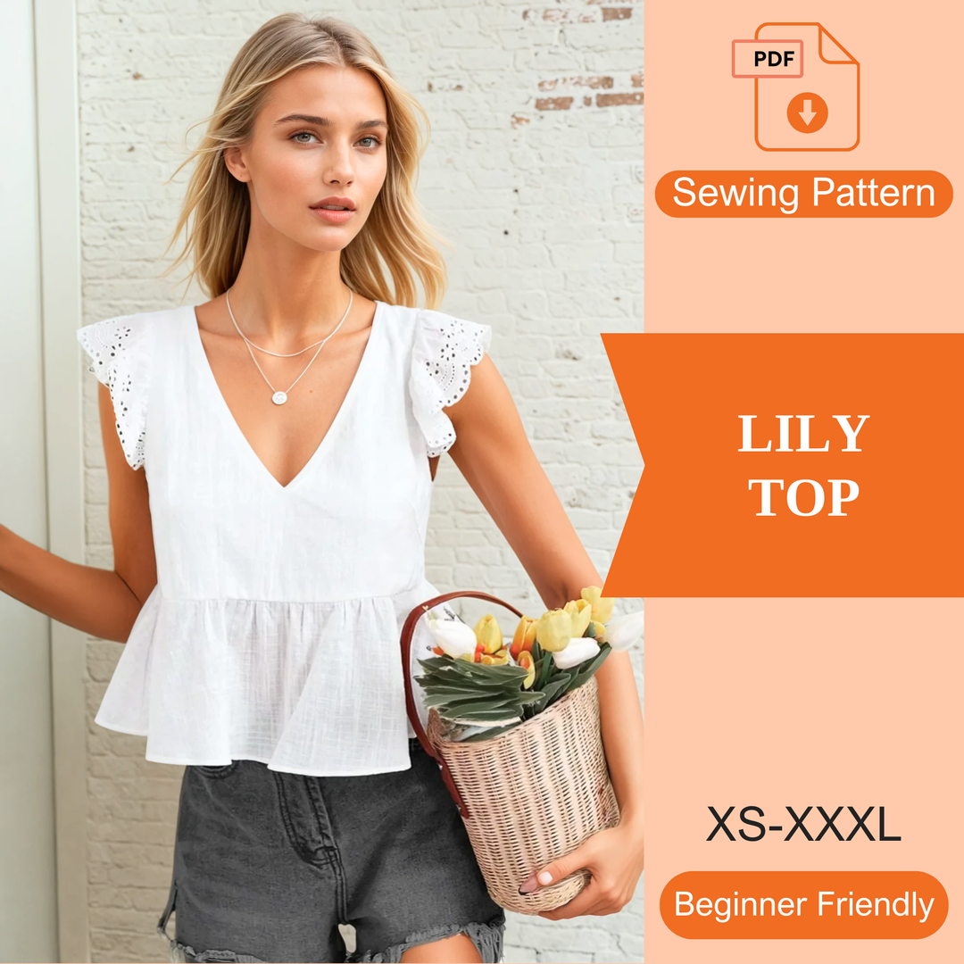 Lily Top PDF Sewing Pattern