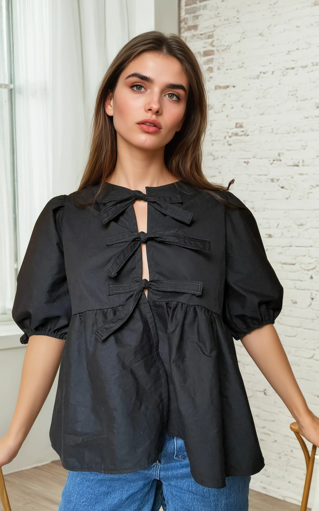 Ivy Puffed Sleeve Peplum – PDF Sewing Pattern