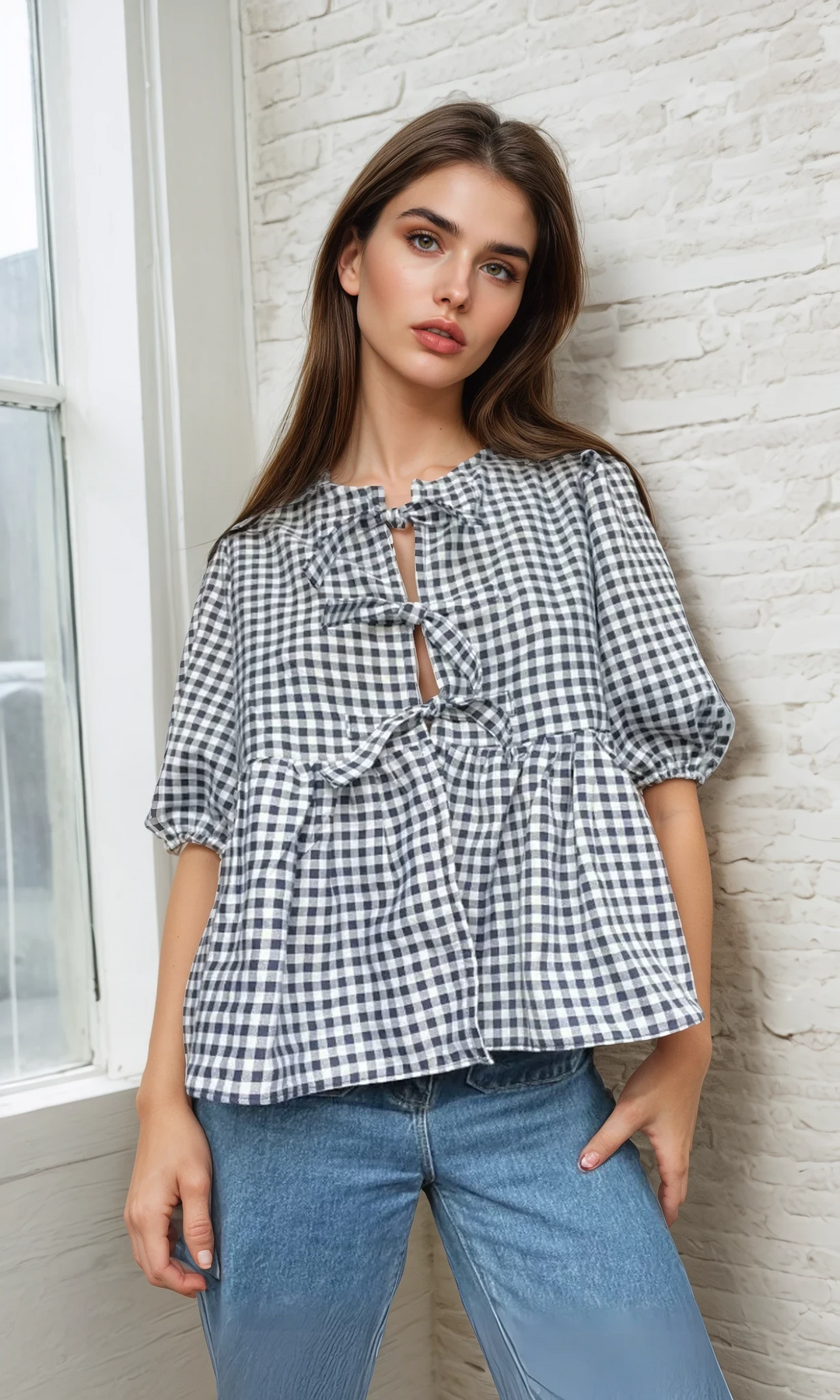 Ivy Puffed Sleeve Peplum – PDF Sewing Pattern
